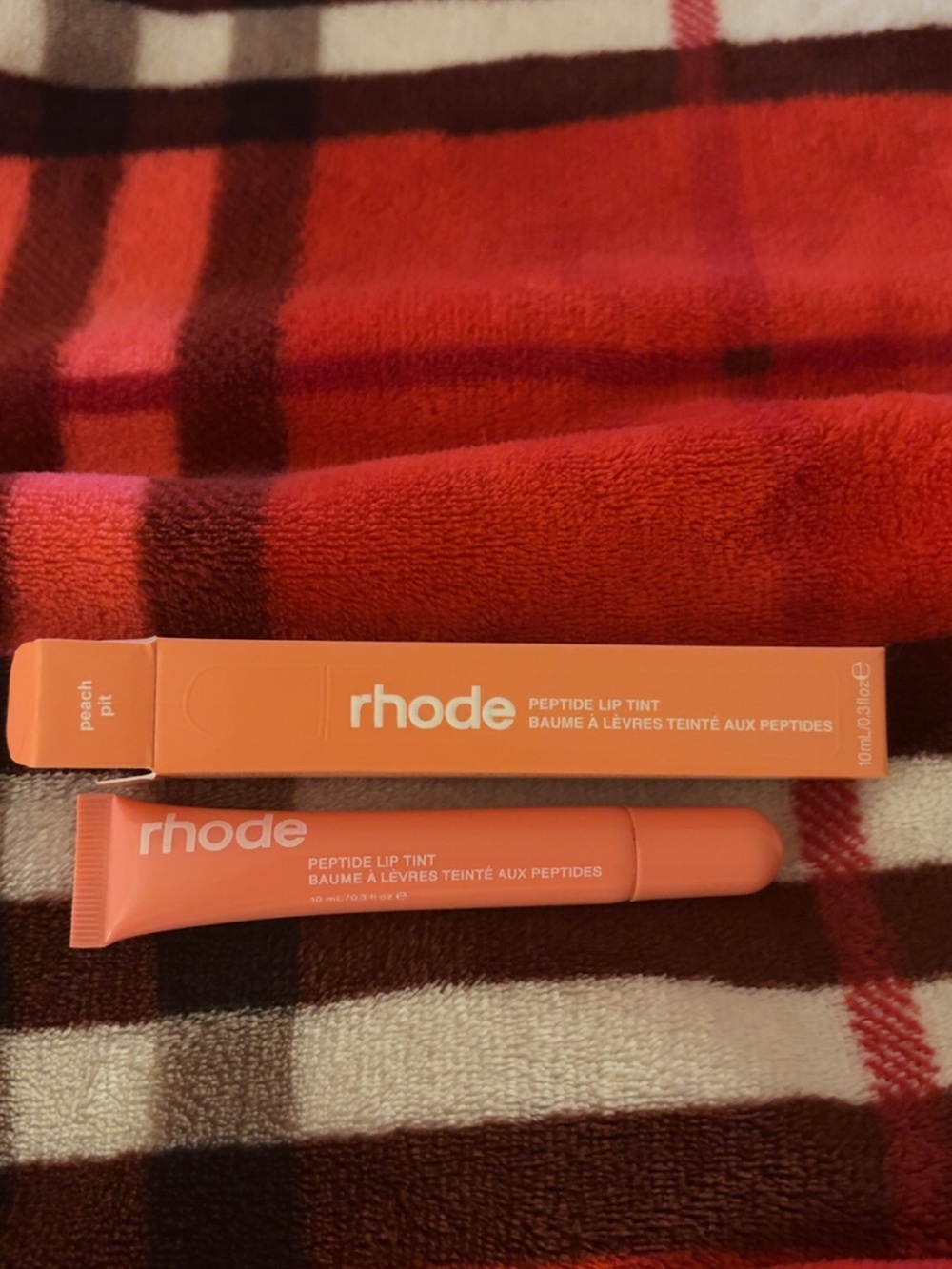 RHODE Peptide Lip Tint Balm — Peach